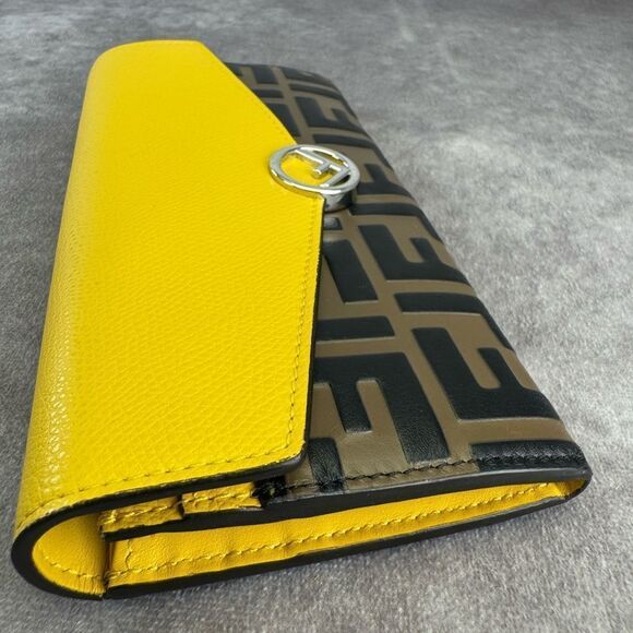 Fendi Yellow F is Fendi Cruise Women's Wallet - Picture 4 of 13